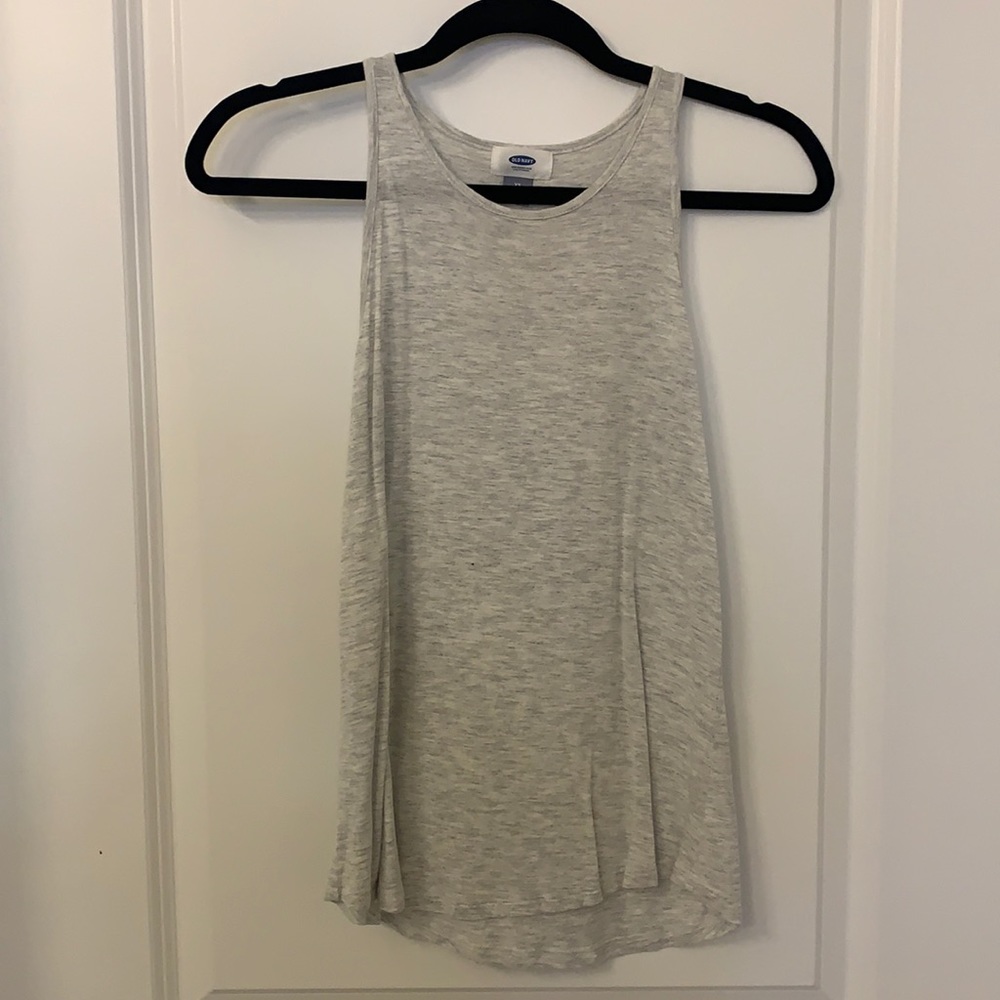 Gray Heathered Tank - Racerback - old Navy - XS